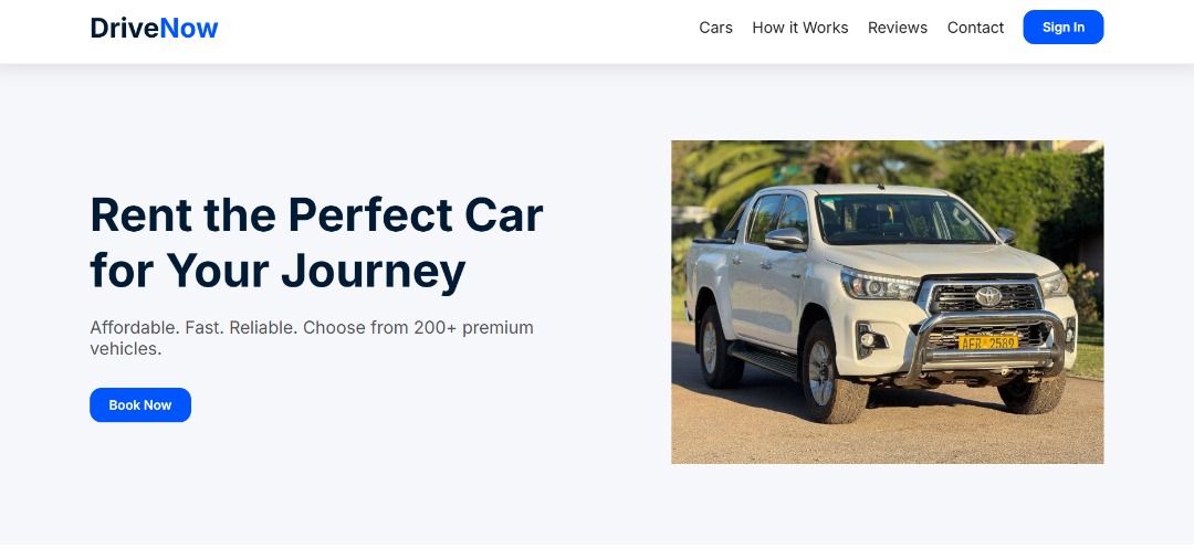 car-rental site