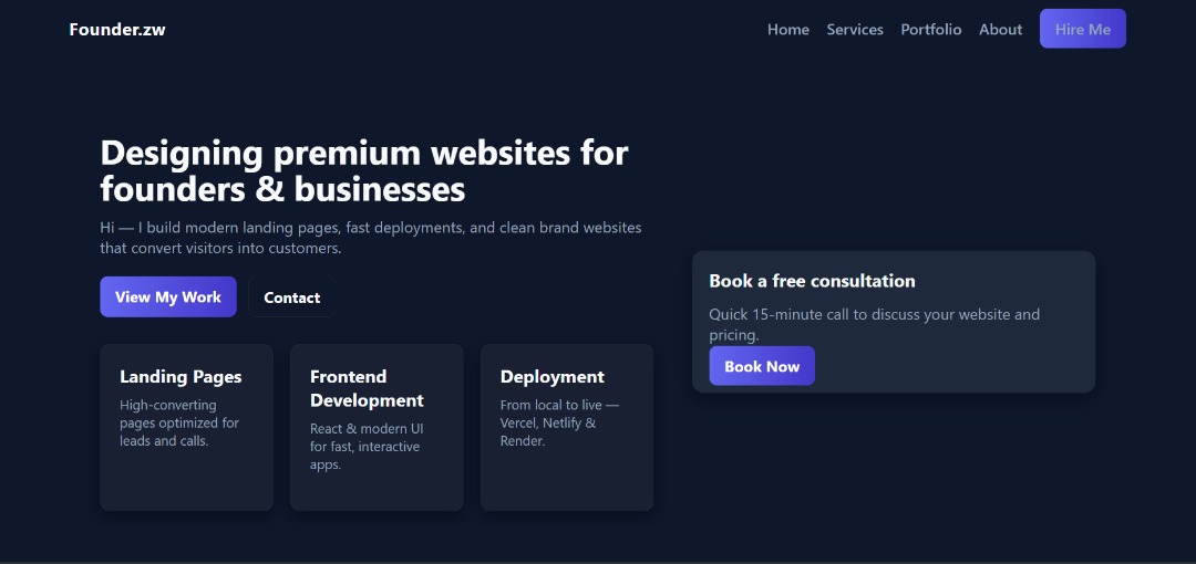 portfolio site
